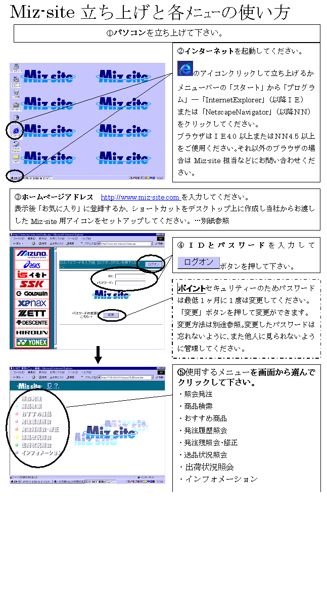 ヘルプメニュー